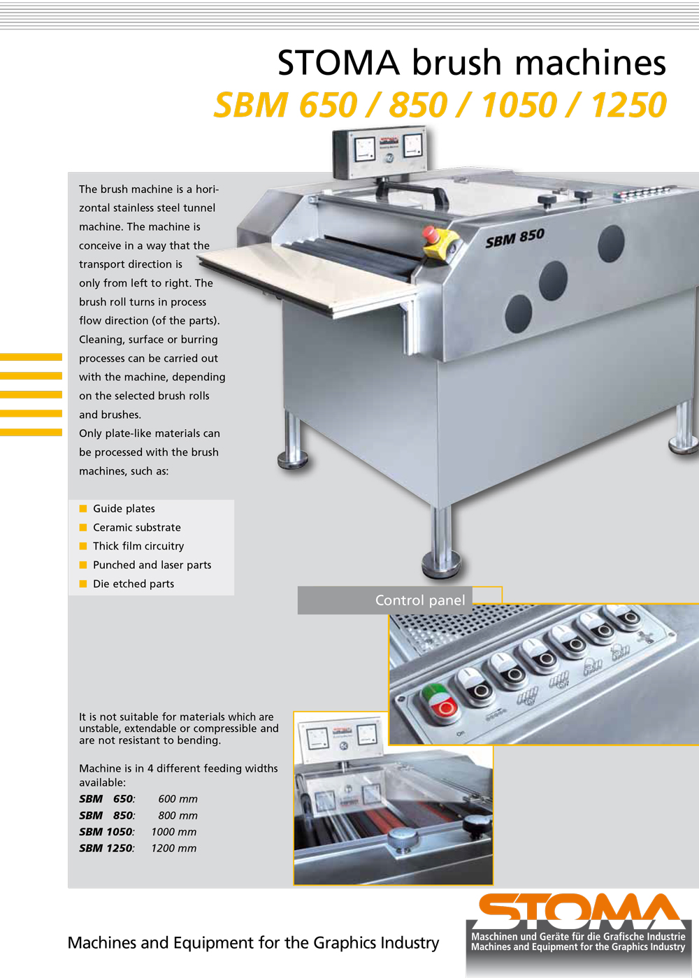 STOMA Brush Machines